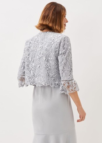 Phase Eight Alisha Lace Jackets White Australia | XK5387619